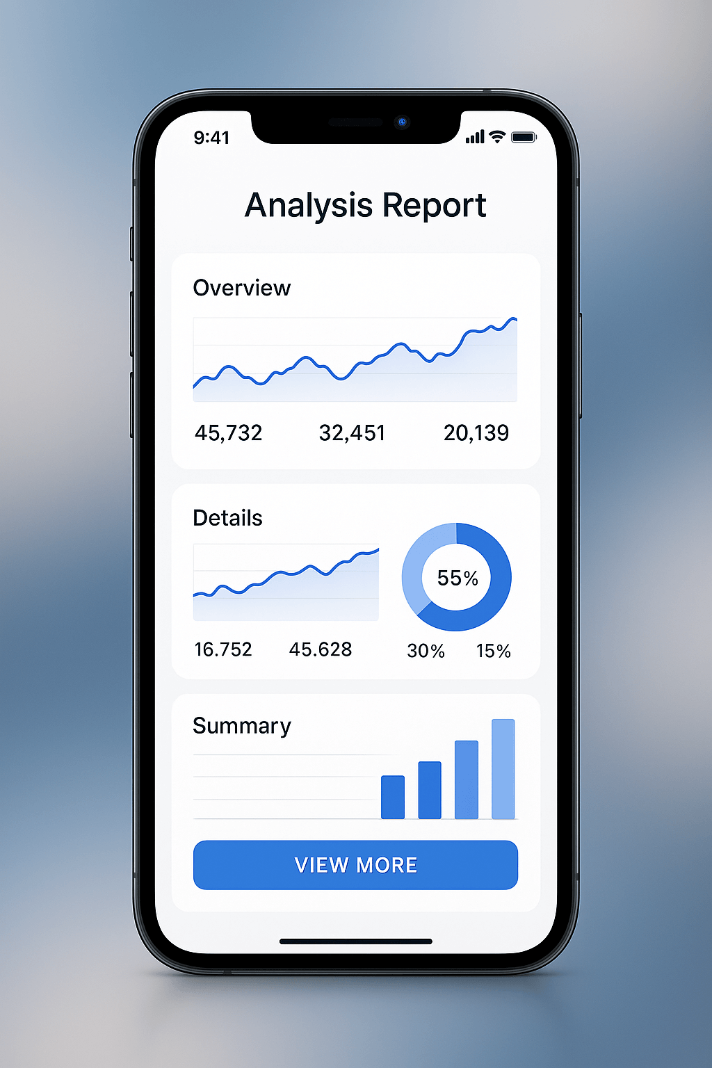 PetVet mobile analysis report preview